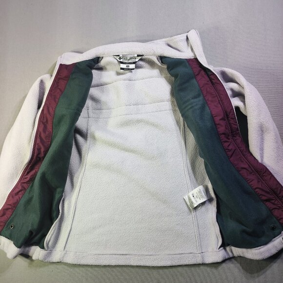 Columbia interchange jacket women's size XS light lilac and maroon - Picture 4 of 13